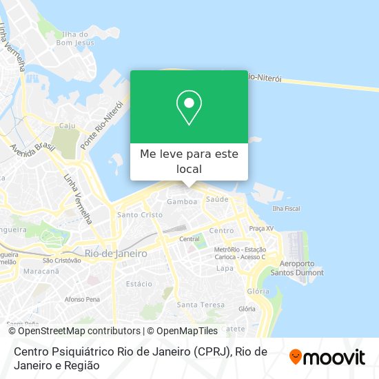 Centro Psiquiátrico Rio de Janeiro (CPRJ) mapa