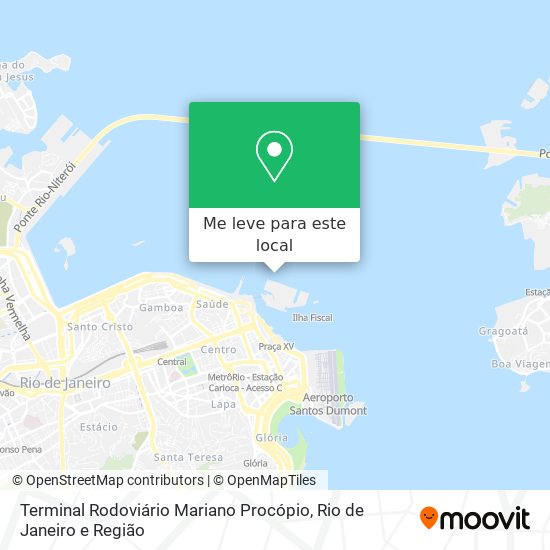 Terminal Rodoviário Mariano Procópio mapa