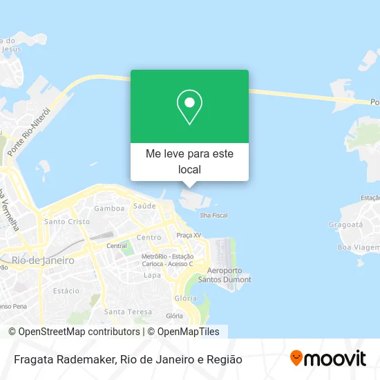 Fragata Rademaker mapa