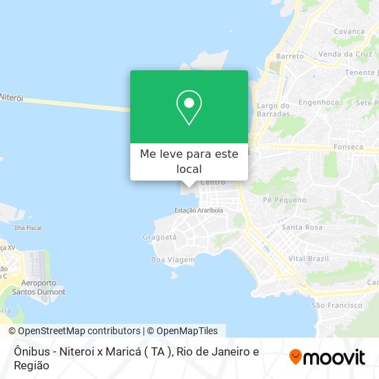 Ônibus - Niteroi x Maricá ( TA ) mapa