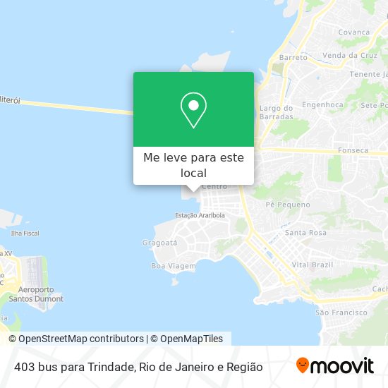 403 bus para Trindade mapa