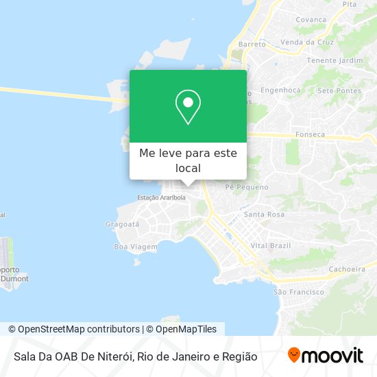 Sala Da OAB De Niterói mapa