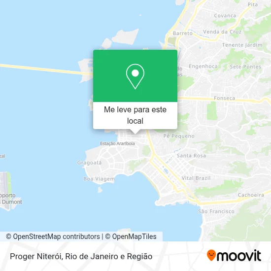 Proger Niterói mapa