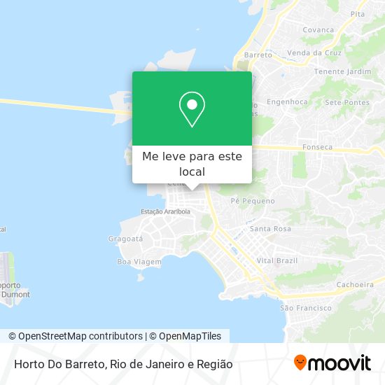 Horto Do Barreto mapa