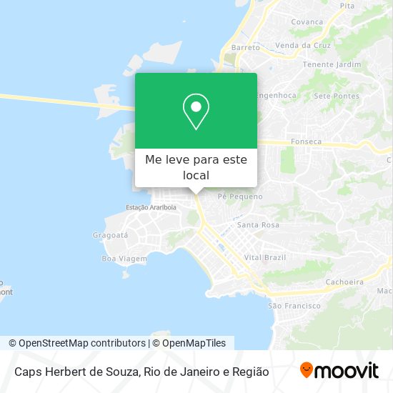 Caps Herbert de Souza mapa