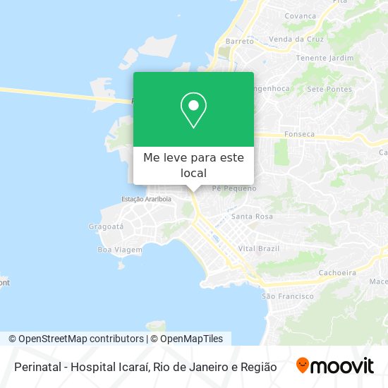 Perinatal - Hospital Icaraí mapa