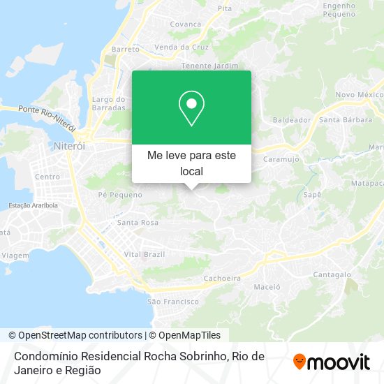 Condomínio Residencial Rocha Sobrinho mapa