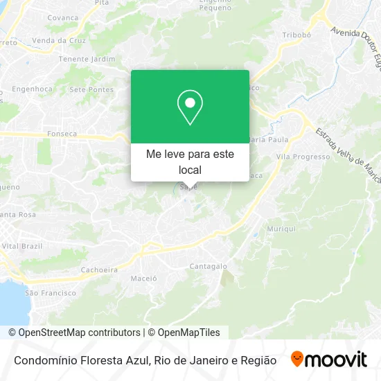 Condomínio Floresta Azul mapa