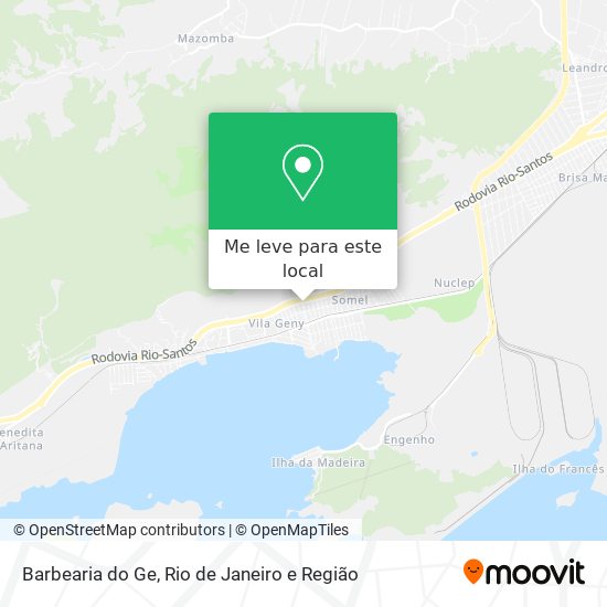 Barbearia do Ge mapa