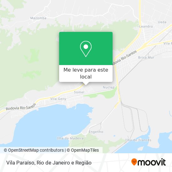 Vila Paraíso mapa
