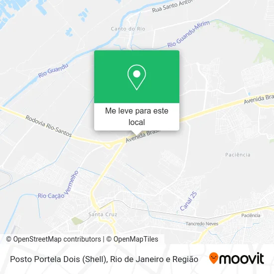 Posto Portela Dois (Shell) mapa