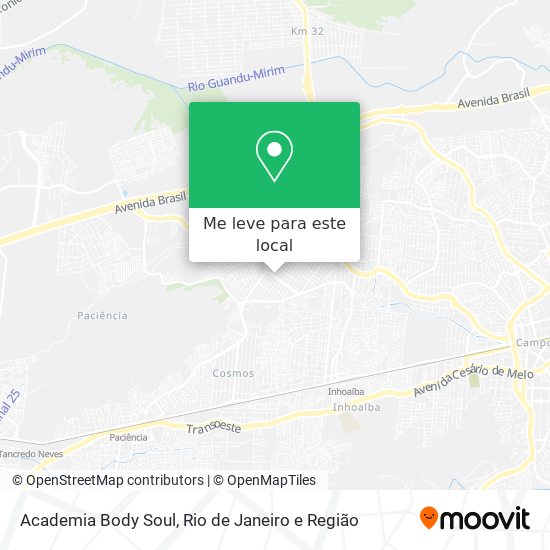 Academia Body Soul mapa