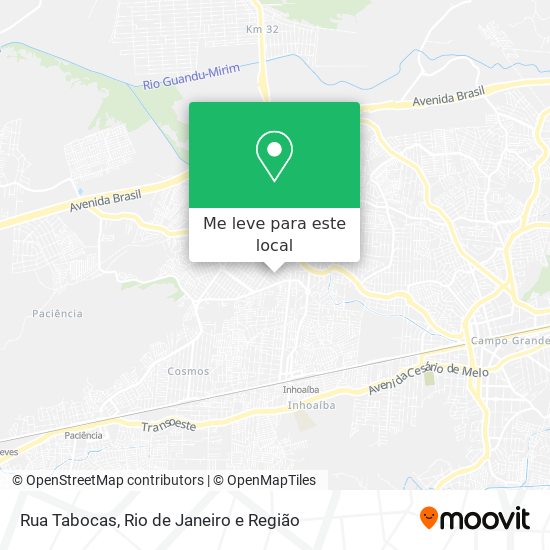 Rua Tabocas mapa