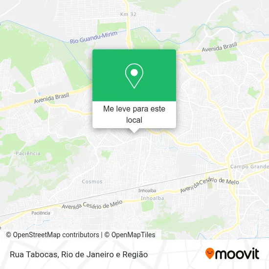 Rua Tabocas mapa