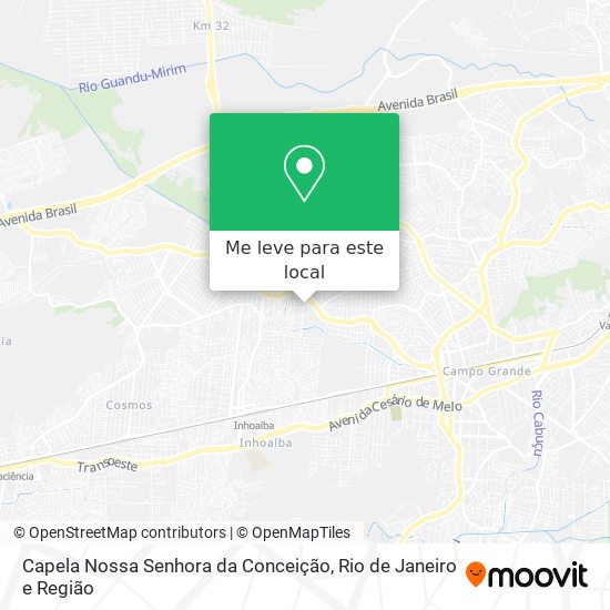 Capela Nossa Senhora da Conceição mapa