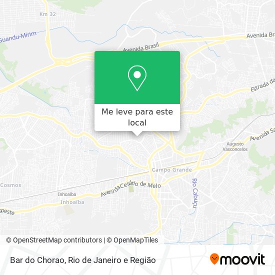 Bar do Chorao mapa