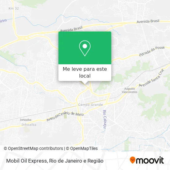 Mobil Oil Express mapa