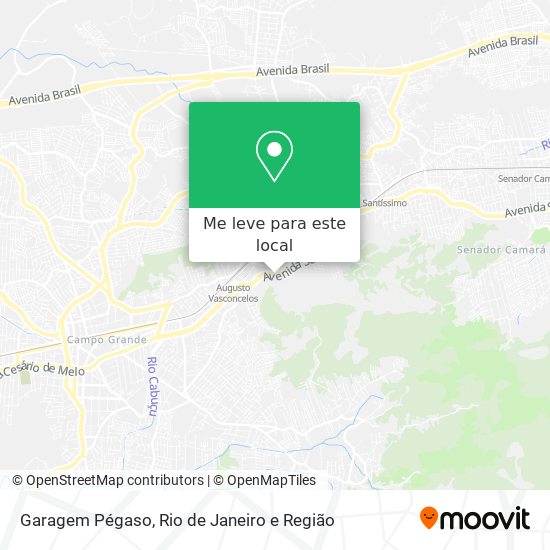 Garagem Pégaso mapa