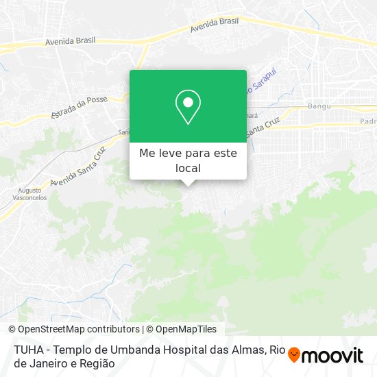 TUHA - Templo de Umbanda Hospital das Almas mapa
