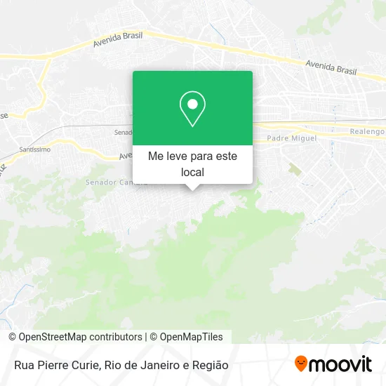 Rua Pierre Curie mapa