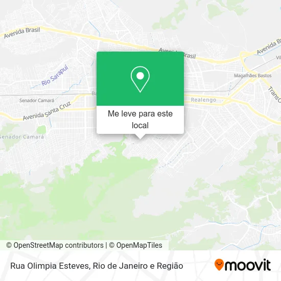Rua Olimpia Esteves mapa