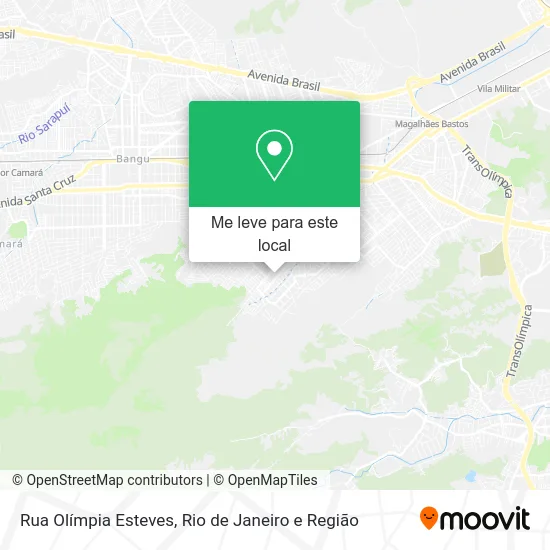 Rua Olímpia Esteves mapa