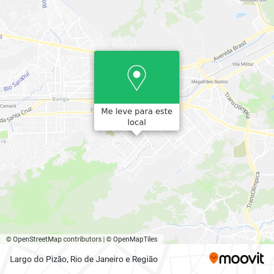Largo do Pizão mapa