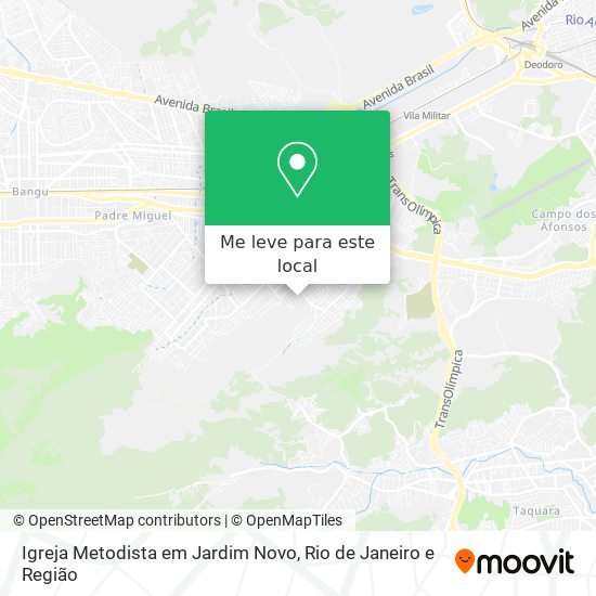 Igreja Metodista em Jardim Novo mapa