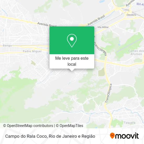 Campo do Rala Coco mapa