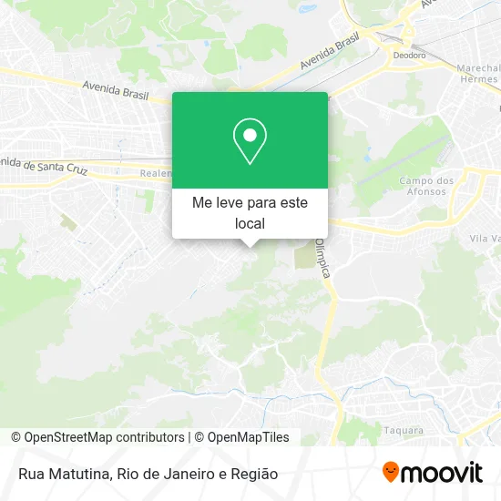 Rua Matutina mapa