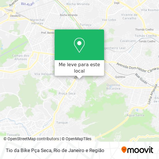 Tio da Bike Pça Seca mapa