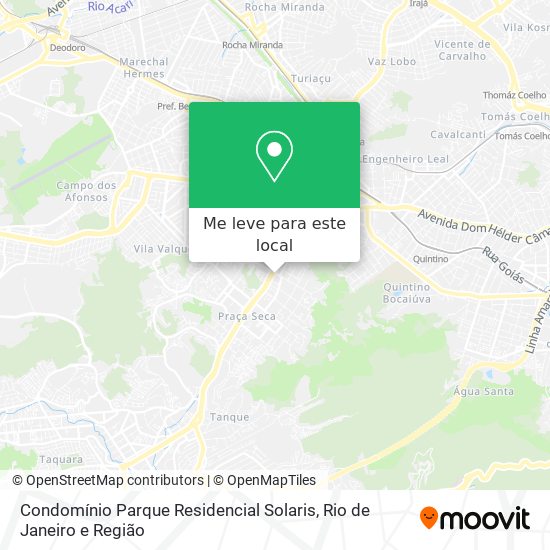 Condomínio Parque Residencial Solaris mapa