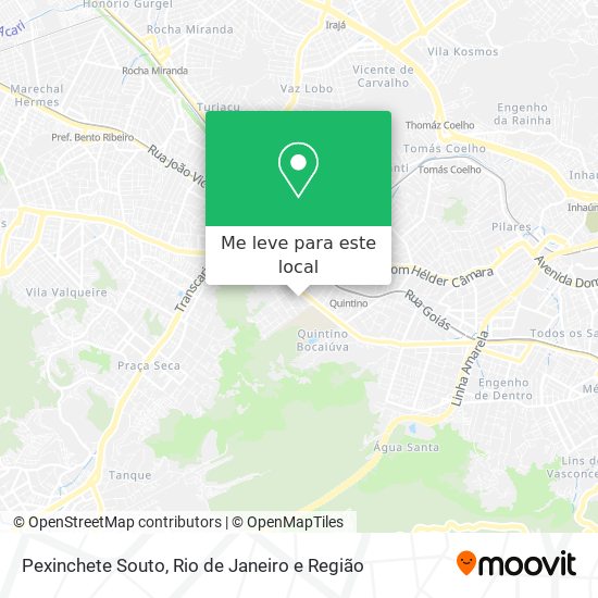 Pexinchete Souto mapa