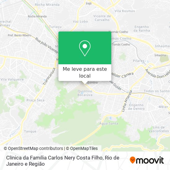Clínica da Família Carlos Nery Costa Filho mapa