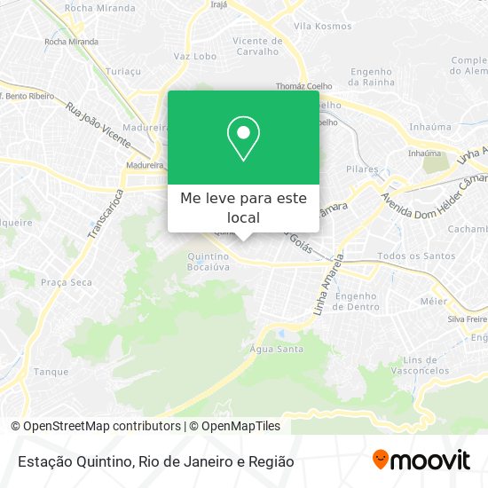 Estação Quintino mapa