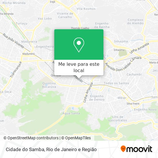 Cidade do Samba mapa