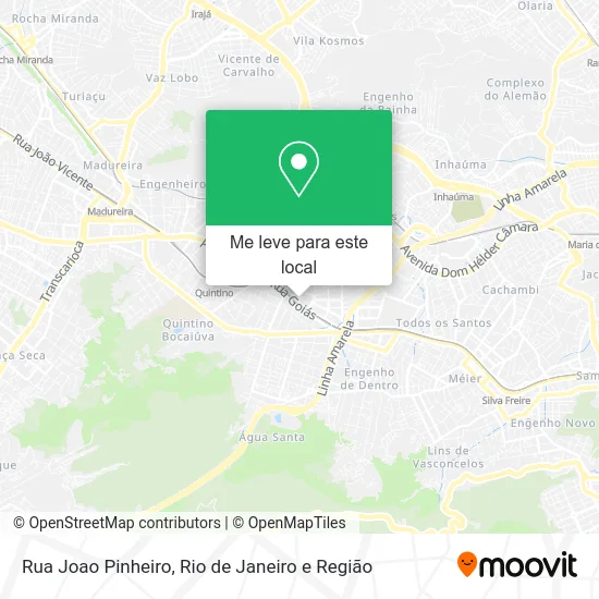 Rua Joao Pinheiro mapa