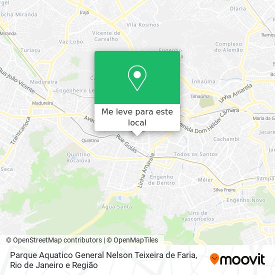 Parque Aquatico General Nelson Teixeira de Faria mapa