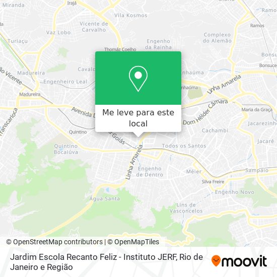 Jardim Escola Recanto Feliz - Instituto JERF mapa