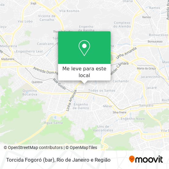 Torcida Fogoró (bar) mapa