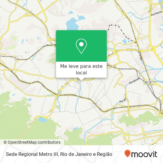 Sede Regional Metro III mapa