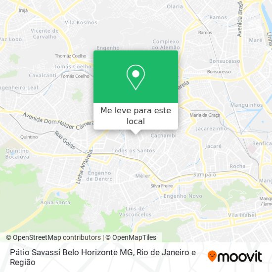 Pátio Savassi Belo Horizonte MG mapa