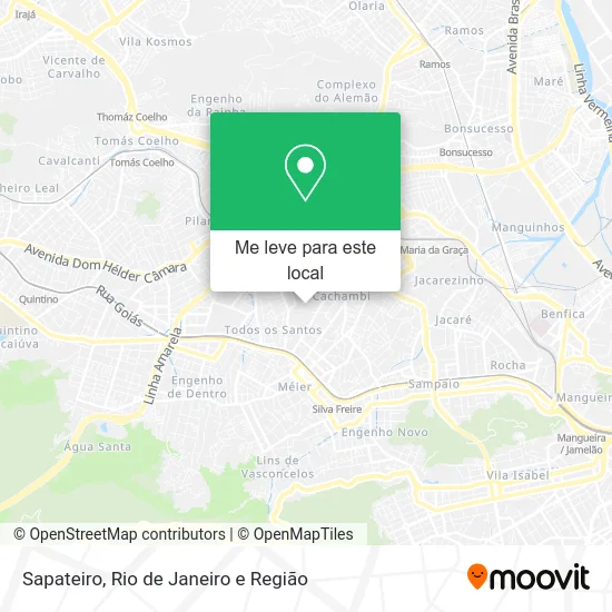 Sapateiro mapa