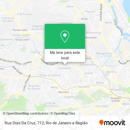 Rua Dias Da Cruz, 712 mapa