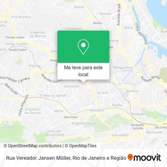 Rua Vereador Jansen Müller mapa