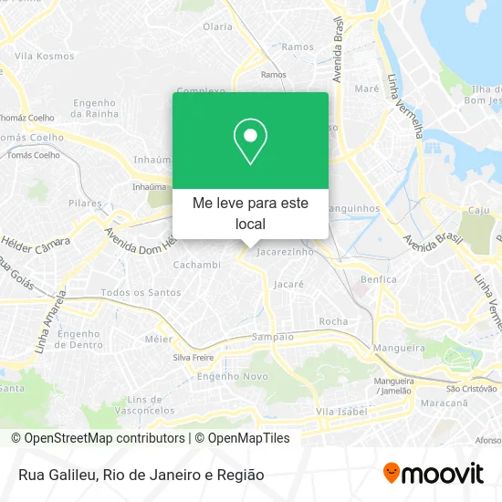 Rua Galileu mapa