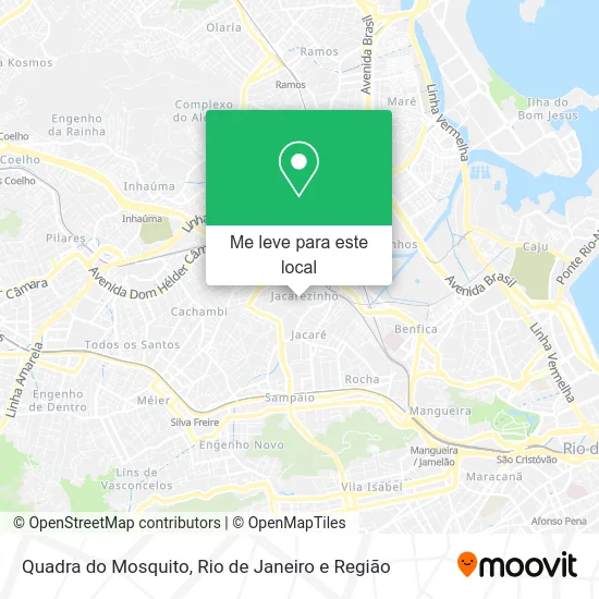 Quadra do Mosquito mapa