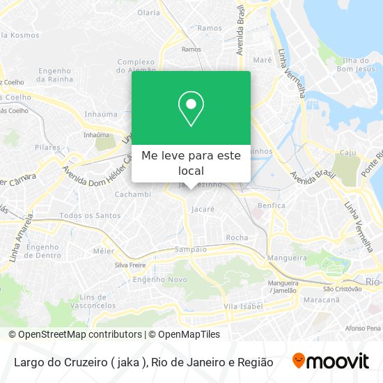 Largo do Cruzeiro ( jaka ) mapa