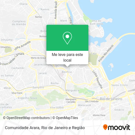 Comunidade Arara mapa