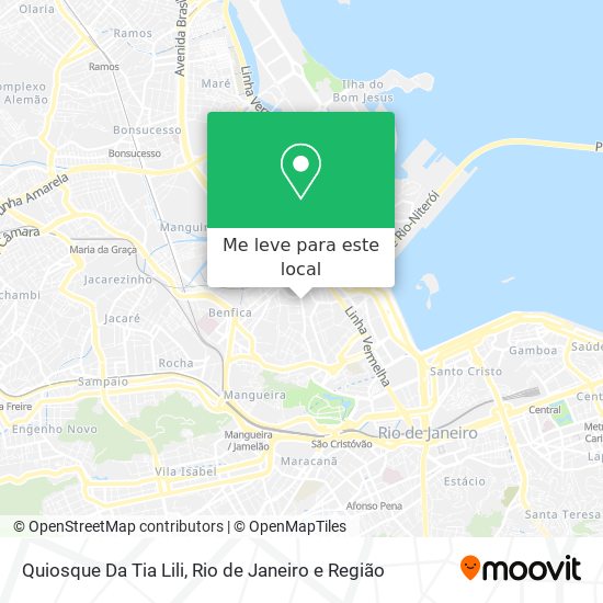 Quiosque Da Tia Lili mapa